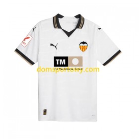 Koszulka Valencia CF Domowe Koszulki Piłkarskie 2023-2024 Krótki Rękaw